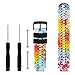 honecumi Bands Replacement for Garmin Forerunner 235 Watch Strap Accessory-Adjustable Silicone Sport Wristband/Strap/for Forerunner 220/230/620/630/735XT/235Lite-Watch Band/Strap for Men&Women