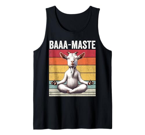 Goat Yoga Vintage, Baaa-Maste, Goat Yoga Teacher, Goat Yoga Tank