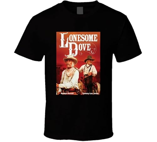 Robert Duvall Lonesome Dove Popular Tv Miniseries Fan T Shirt XL Black
