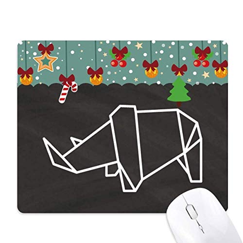 Tapis de souris gamer géométrique design origami noir pour optimiser votre bureau