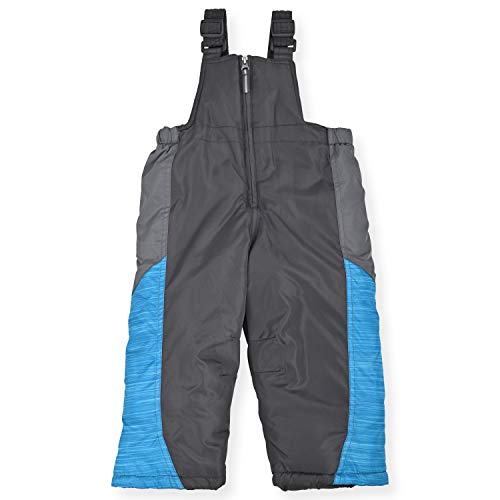 Image of Arctic Quest Boys' Bib Snow Pants and Ski Jacket Water-Resistant Snowsuit for Kids Winter Hooded Jacket, Turquoise, 5-6