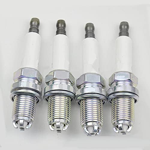 Bujía de Encendido de Motor 4 Piezas 06H905601A Bujía de Encendido 06H905604 101905631G Bujía de iridio Platino Compatible