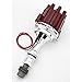 Pertronix D7110801 Flame-Thrower Non Vacuum Red Cap Billet Electronic Distributor with Ignitor III Technology for Oldsmobile mobile V8