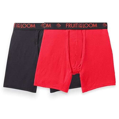 Catálogo para Comprar On-line Boxers Fruit Of The Loom Mexico los mejores 5. 50 Fruit of The Loom BW2BBCM.103, Boxer Ajustado 2pk para Caballeros, Colores Varios, XL