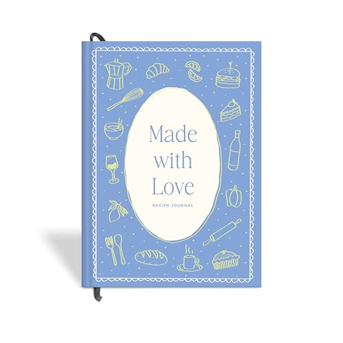 7mm Recipe Journal | Made with Love Sky Blue | Make your own Reci...