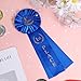 1st Place Rosette Ribbon Blue First Prize Award Ribbons, Honorable Participation Badge Ribbons for Competitions Sports Events Dance Show Science Fair Medal Ribbon for Awards, 11.02 x 3.94 Inches