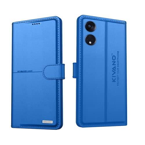 Image of Compatible with Oppo Reno 8T 5G Flip Cover | Leather Finish | Inside Pockets & Inbuilt Stand | Shockproof Wallet Style Magnetic Closure Back Cover Case
