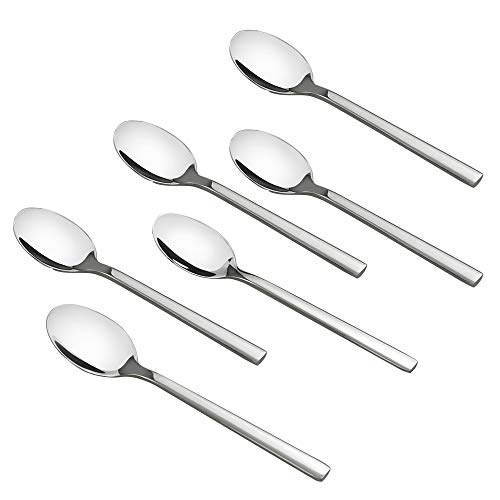 Doryh 12-Piece Stainless Steel Teaspoons, Small Dessert Spoon, Children Spoons