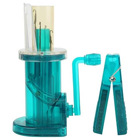 Knitting Machine, Hand Operated Knitting Machine Portable Crafts DIY Bracelet Weave Tools Adults Knitters Weaving Loom Spool Knitter Sewing Tool for Weaving Beginners Knitting Mill Machine Cover
