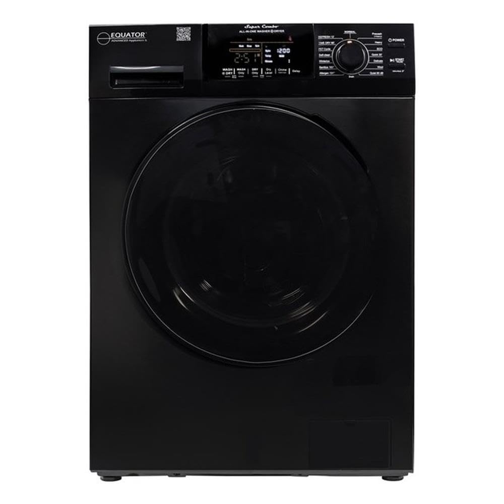 Lavadora y secadora todo en uno Pemberly Row con ventilación, secado más rápido que la condensada, 15 lb, 110 V