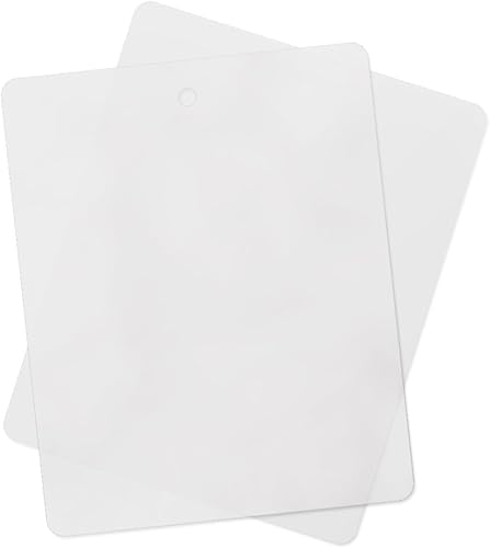 Beille Juego de 2 tablas de cortar flexibles esmeriladas, accesorios de cocina, preparación de comidas, 12 x 15 pulgadas