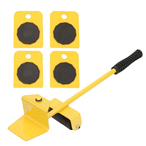 Easy Furniture Lifter, Conjunto de Transporte de Móveis Amarelo Easy Furniture Lifter Moving Plate L