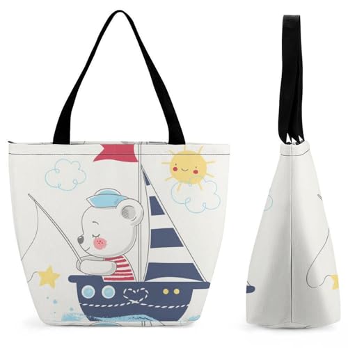 Sac à main Ours Bateau fini le manque de place avec ce grand sac femme