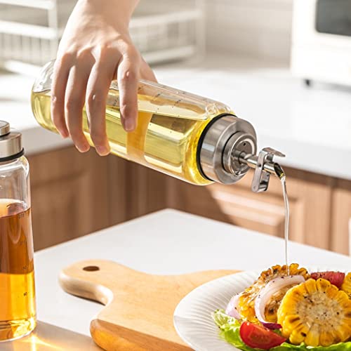 Botella de aceite de vidrio RJJ de 500ml (pack de 2) para cocina doméstica 5