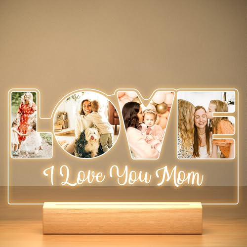 Custom-Picture-Frame-with-Photos-Personalized-LOVE-Photo-Frame-with-Night-Light-Customized-Photo-Acrylic-Plaque-Personalized-Photo-Gifts-for-Mom-Baby-Kid-Family-Pet Custom Picture Frame with Photos Personalized LOVE Photo Frame with Night Light Customized Photo Acrylic Plaque Personalized Photo Gifts for Mom Baby Kid Family Pet