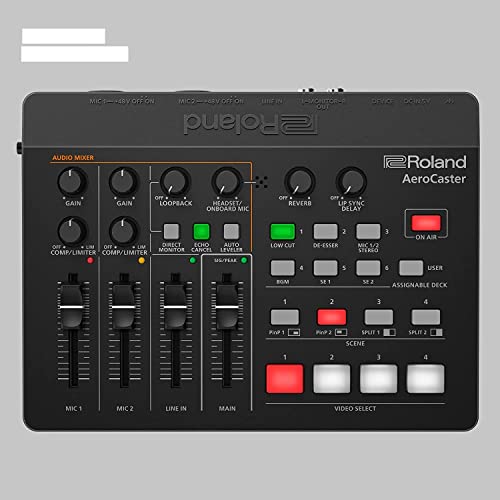 Roland AeroCaster ���C�u�X�g���[�~���O�V�X�e�� VRC-01�B