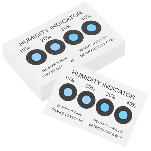 Tarjeta sensora de humedad industrial 10%-40% e indicador de monitoreo de materiales, 100 pcs