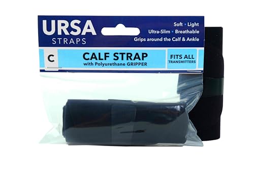 URSA Ankle Straps: Low-Profile, Soft, Stretchy & Breathable Transmitter Straps for Location Sound, Theatre, Wedding Shoots & More (Black, Calf)