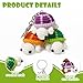 Imagen de Rebanky 3 Piezas Llavero Tortuga de Crochet Llavero de Tortuga de Peluche Ganchillo Regalo tortuga para Fiestas