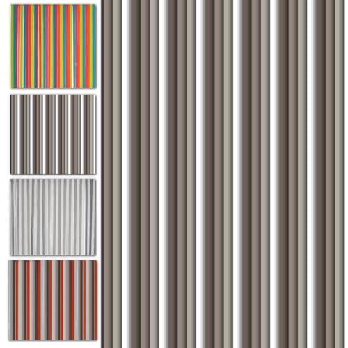 MadeInNature, Rideau de Porte Lanières Plastiques, Intérieur et Extérieur, Largeur 90 cm x Longueur 220 cm, Couleurs au Choix (Taupe foncé, Taupe Clair,...