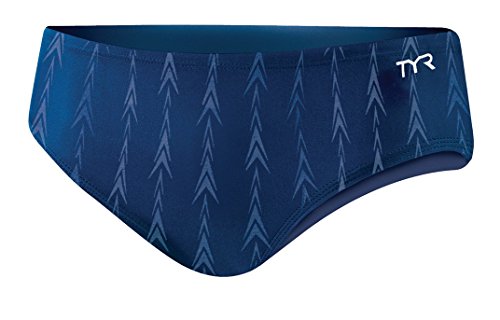 TYR Men's Fusion 2 Racer Swim Suit (Navy, 26 -Inch)