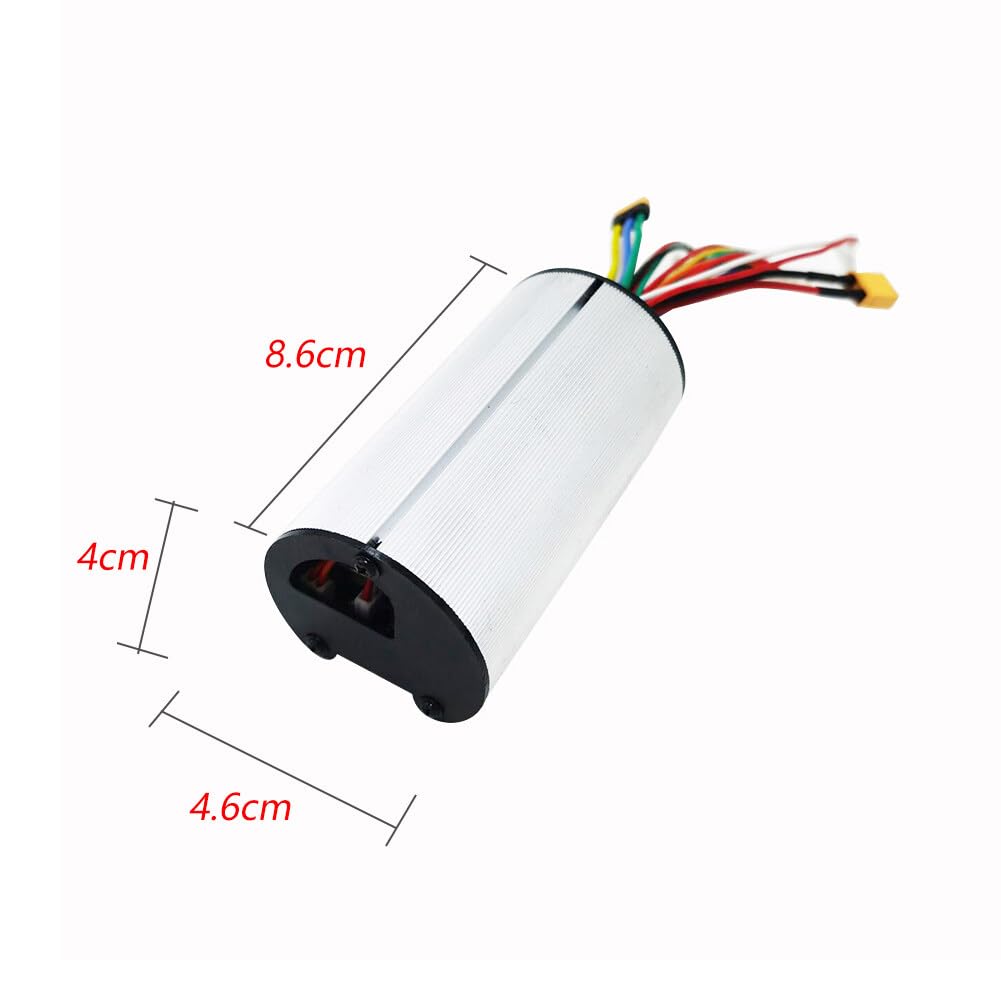 Kit Controller Scooter Pieghevole 36V 350W Controller Scooter Elettrico Schermo LCD Acceleratore Freno Scooter Elettrico Set Acceleratore Facile Da Installare (36V)