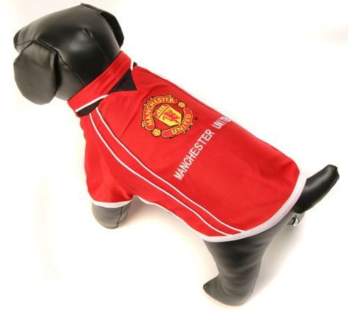 Manchester Utd Fc Football Dog Shirt Coat 39 X Large Amazon Co Uk Garden Outdoors