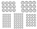 124 Pack Craft Foam Balls - 5 Sizes - Bulk Foam Craft Balls - Polystyrene Foam Balls for Crafting and Decoration for Home or School Craft Project | White Color