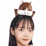 [WIGルネス] 馬 うま ウマ 午年 着ぐるみ コスプレ カチューシャ うま年 干支 動物カチューシャ ハロウィン ライブ インスタ 年賀状 ぬいぐるみカバロ horse-BROWN