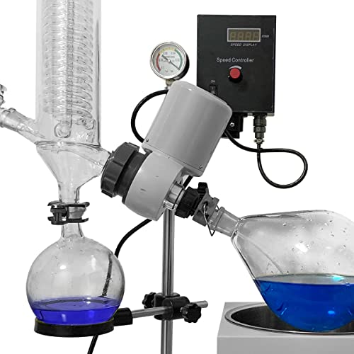 Chszchc HEM2 2L Rotary Evaporator, Lab Manual Lifting Rotavap thumb #3