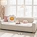 FUNNY FUZZY Pet Couch Covers for Sofa, Washable Dog Couch Cover Protector for Dogs, Flannel Couch Covers for Dogs Pet Friendly Pets Mat Bed Sofa Cover (White, 27.6