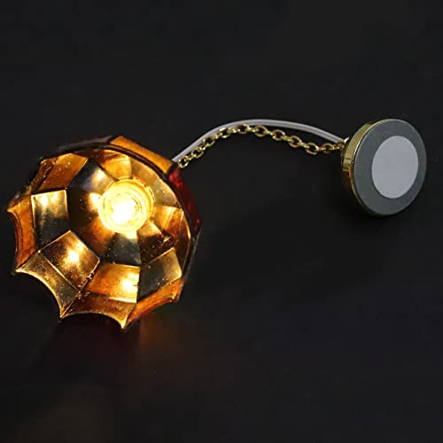 Uonlytech Mini Dollhouse Miniature Decoration Led Table Light Ceiling Lamp Battery Operated Light Dollhouse Accessories (With Battery) #TOP7