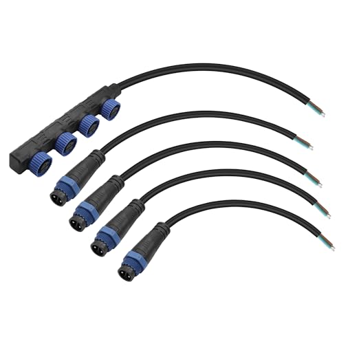 M20 Wasserdichter Splitter – 1 Auf 4 Wege, 18 AWG, IP68 Für LED-Beleuchtung