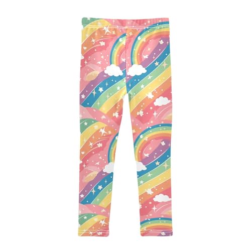 KLL LGBT Glitter Rainbow Pride Flag Toddler Baby Girl Cotton Leggings Soft High Waisted Yoga Pants Exercise2