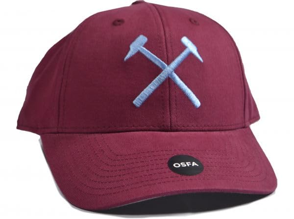 Casquette West Ham United en coton premium Claret finition baseball classique durable