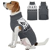 Kuoser Hundepullover Winter Strickpullover für Hunde, Weicher Warmer...