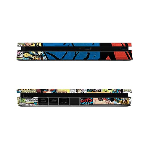 Sticker Superman pour PS4 Slim résistant aux rayures pour protéger console et manettes