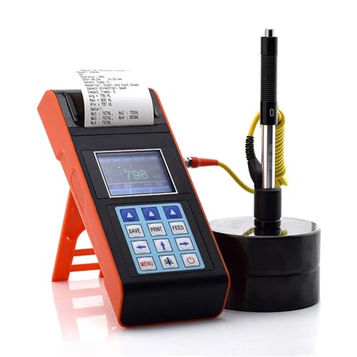 Portable Hardness Tester, NDT290+, with Printing Function Digital Hardness Gauge Meter Color Screen