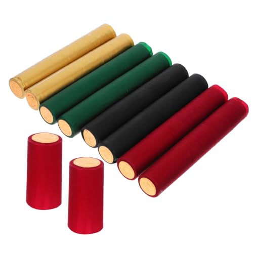 PRETYZOOM 200Pcs Heat Shrink Wraps for Wine Bottle Sealing Home Use Bottle Caps for Wine Making Supplies and Preservation