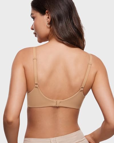 Image of INLYRIC Women's Push Up Bra Tshirt Demi Supportive Bras Underwire Plunge Padded Comfortable Inbarely Plus Collection