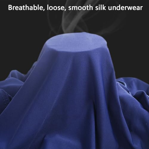 50-150kg Plus Size Men's Silk Briefs Underwear XL-8XL 4-Pack High Waisted Panties Breathable Daily Sleep Underpants2