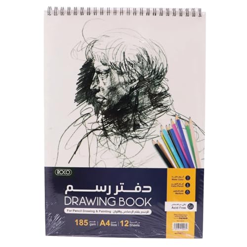 Roco A4 185 gsm Sketch Pad 12 Sheets