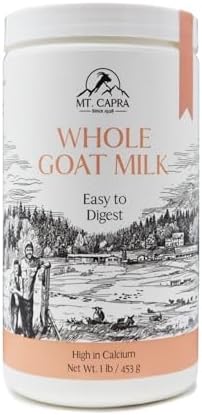 MT. CAPRA SINCE 1928 Products Whole Goat Milk Powder (1 Lb, 152773)