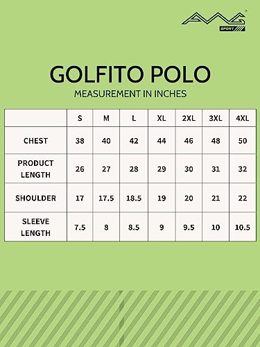 Image of AWG ALL WEATHER GEAR Golfito Polo Tshirt for Men. Lightweight and Breathable Fabric Micro Poly Fabric (Ideal for All Occasions)