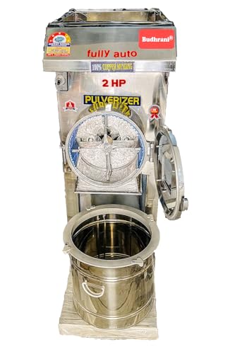 Image of Budhrani by Master Machines 2 in 1 Aata Chakki Pulverizer Machine 2 HP Fully Automatic Commercial & Domestic Aata Chakki /Flour Mill /Masala Heavy Duty Grinder 1 Year Warranty MM-28