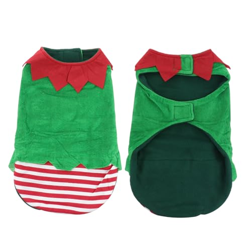 Disfraz de perro Navidad XL verde cómodo miniatura 7