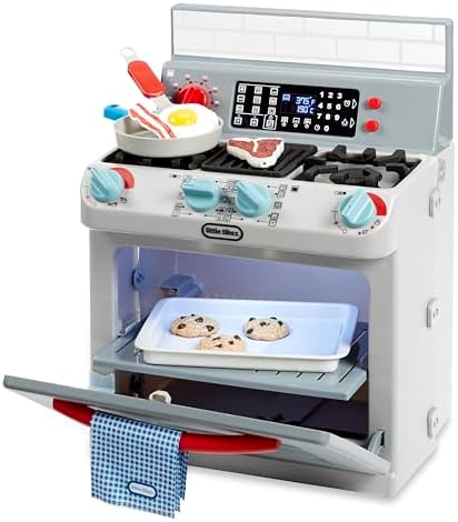 little tikes First Oven - Interactive & Realistic - With Light & Sounds - Glow Play Device for Children, Oven