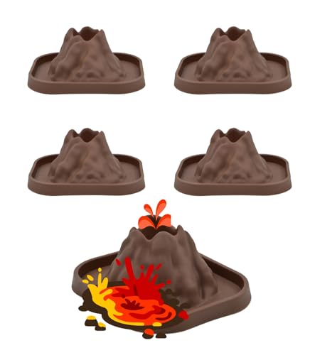 JINKEYULV 5 Pcs Volcano Science Kit - DIY Demonstration Model & Fairy Garden Decoration