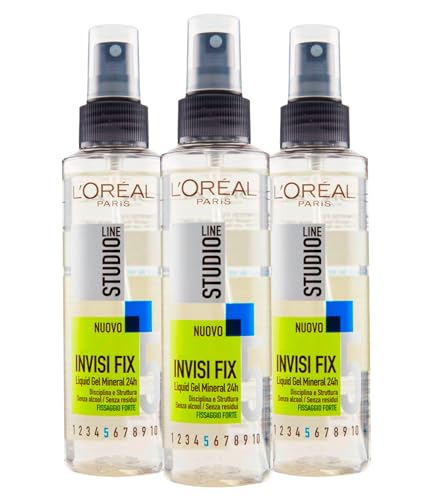 Spray Gel Liquide L'Oréal Studio Line Coiffure Tenue 24h Idéal pour Journées Actives