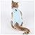 NA Professional Cat Recovery Suit Anti Licking Cat Medical Suit Breathable Cotton Cat Recovery Shirt for Cats and Dogs After Surgery Wear Anti Licking Wounds (Blue M)